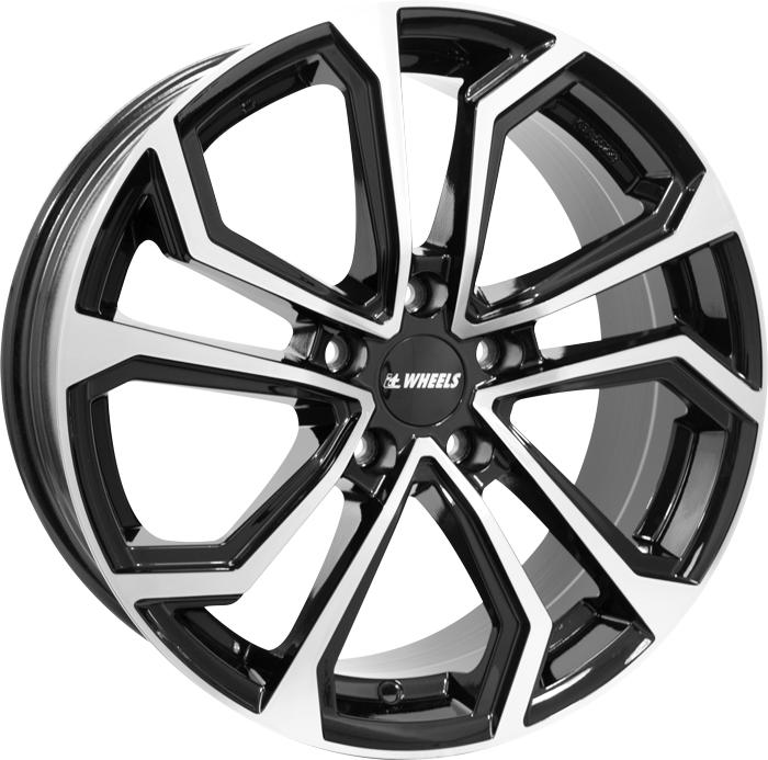 IT WHEELS ELLA BLACK POLISHED 6.5x16 5/108 ET45 CB73.1