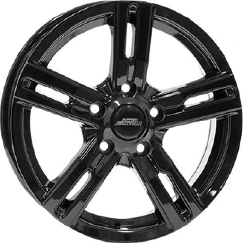 INTER ACTION KARGIN GLOSS BLACK POLISHED 6.5x16 5/120 ET45 CB72.6