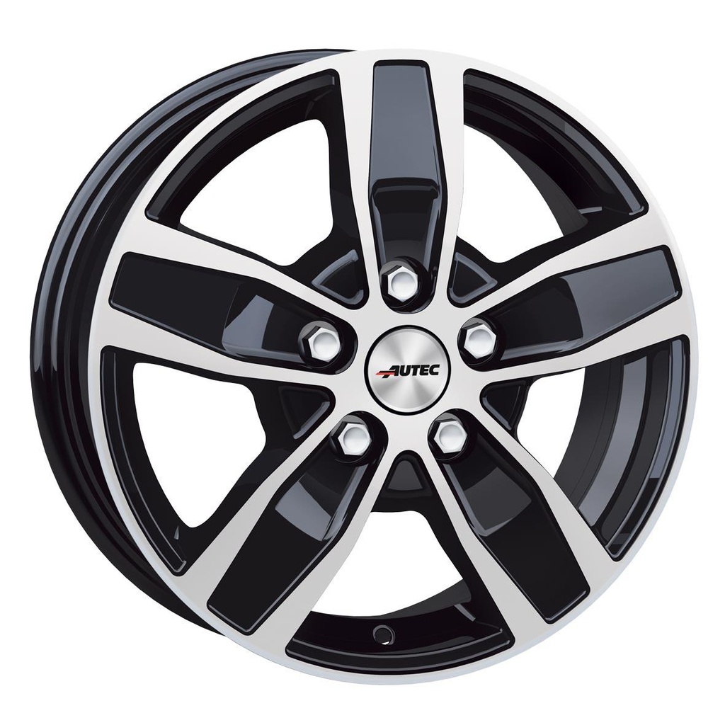 AUTEC QUANTRO BLACK POLISHED 6.5x16 5/114.3 ET44 CB66.1