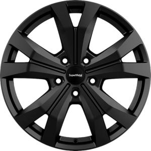 SUPERMETAL BULLET MATT BLACK 8x18 5/120 ET50 CB65.1