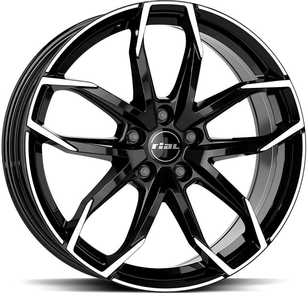 RIAL LUCCA DIAM BLACK POL 8x20 5/114.3 ET48 CB67.1