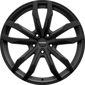 SUPERMETAL FIN MATT BLACK 9x20 5/120 ET45 CB65.1