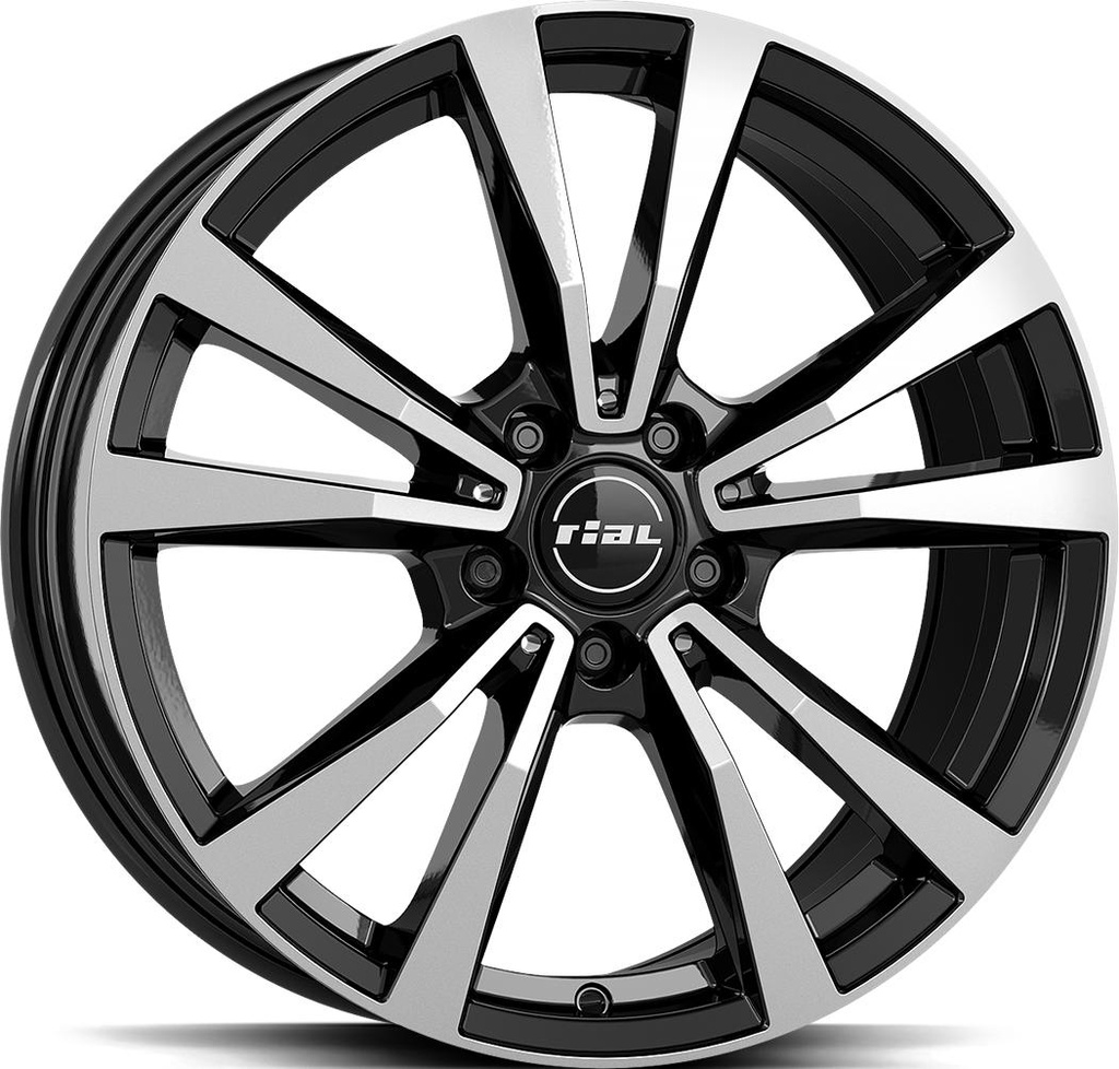 RIAL M12 DIAM BLACK POL 7.5x18 5/112 ET40 CB66.6