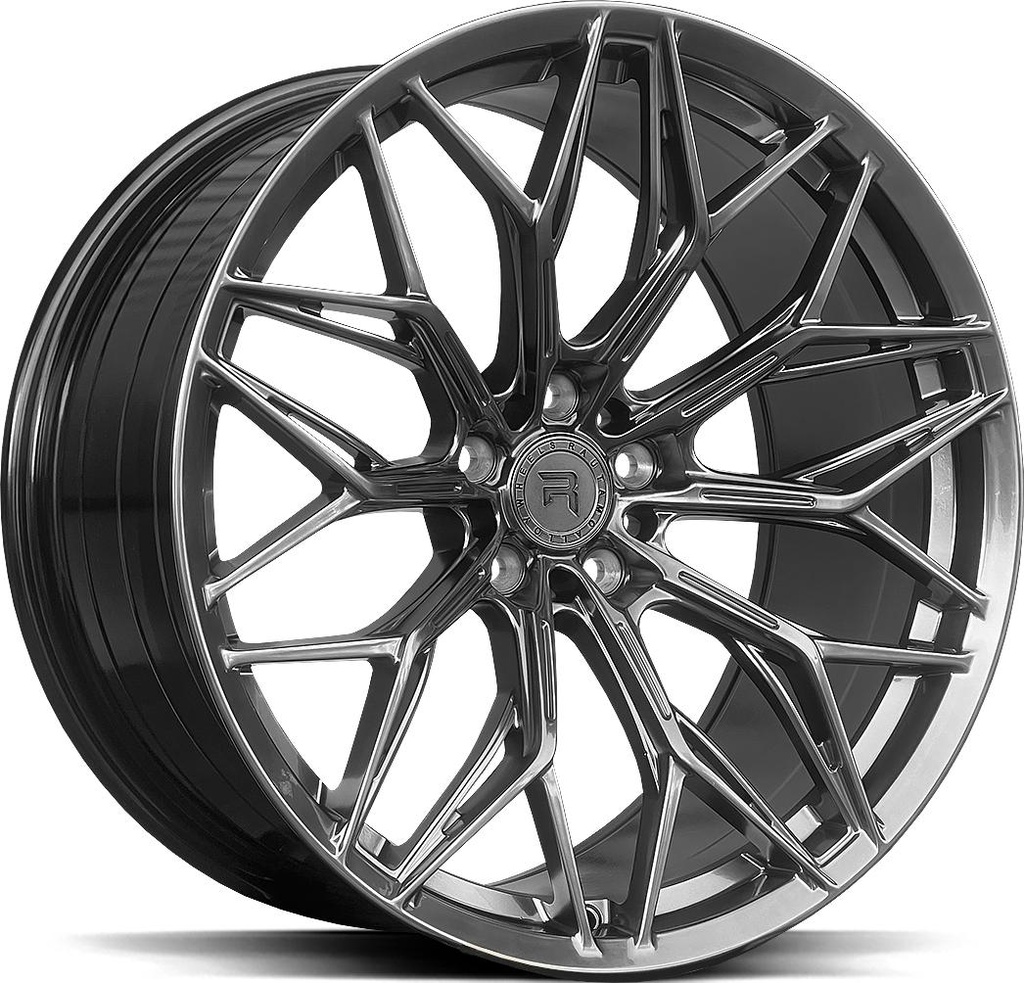 R-SERIES R18 HYPER SILV BLACK 8.5x20 5/112 ET38 CB66.6