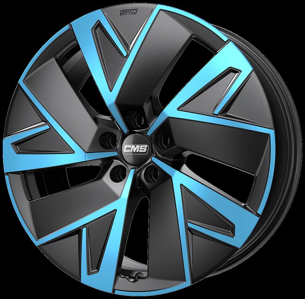 CMS C32-AERO BLACK BLUE 8x19 5/112 ET45 CB57.1
