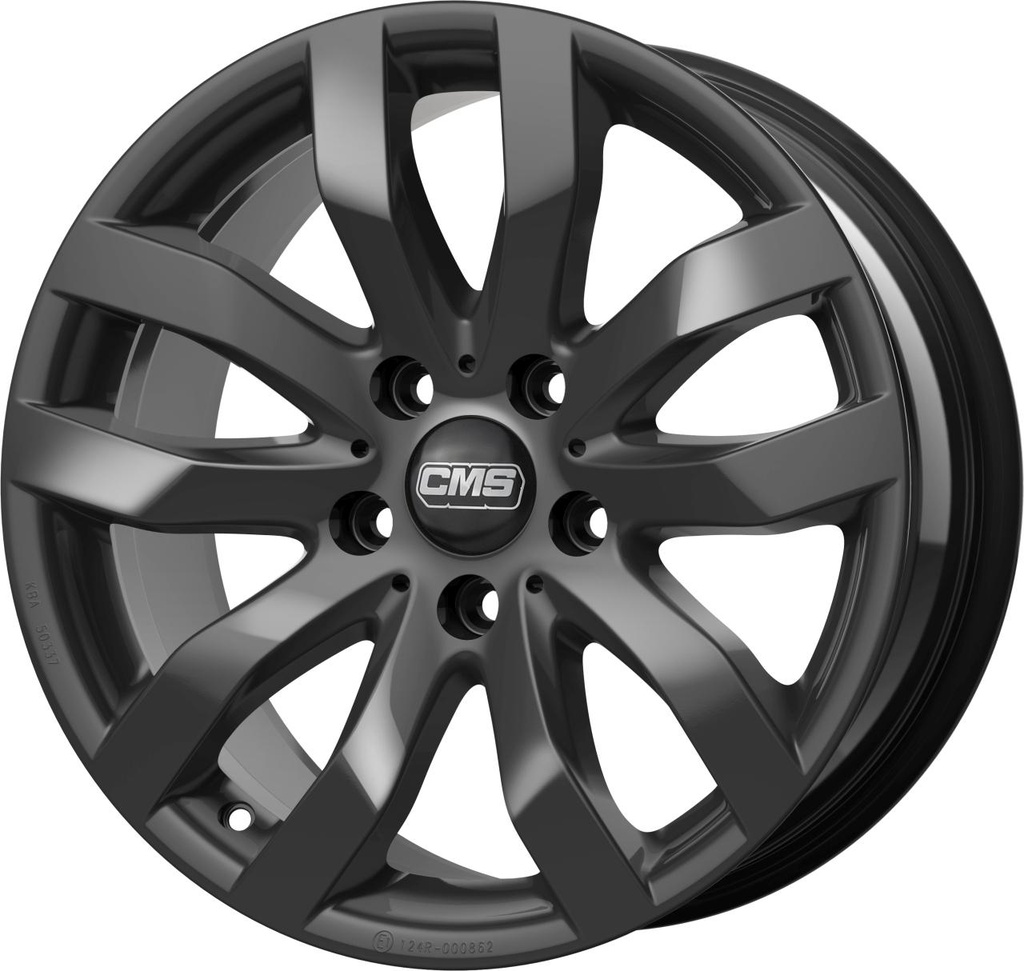CMS C22 GLOSS BLACK 6.5x16 5/114.3 ET50 CB67.1