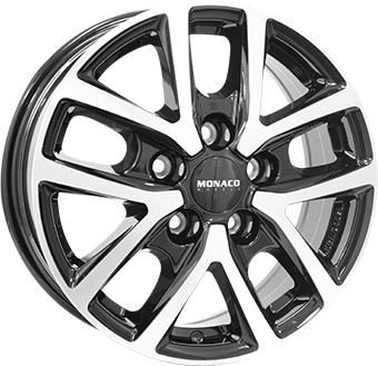 MONACO WHEELS CL2T BLACK POLISHED 6.5x16 5/118 ET50 CB71.1