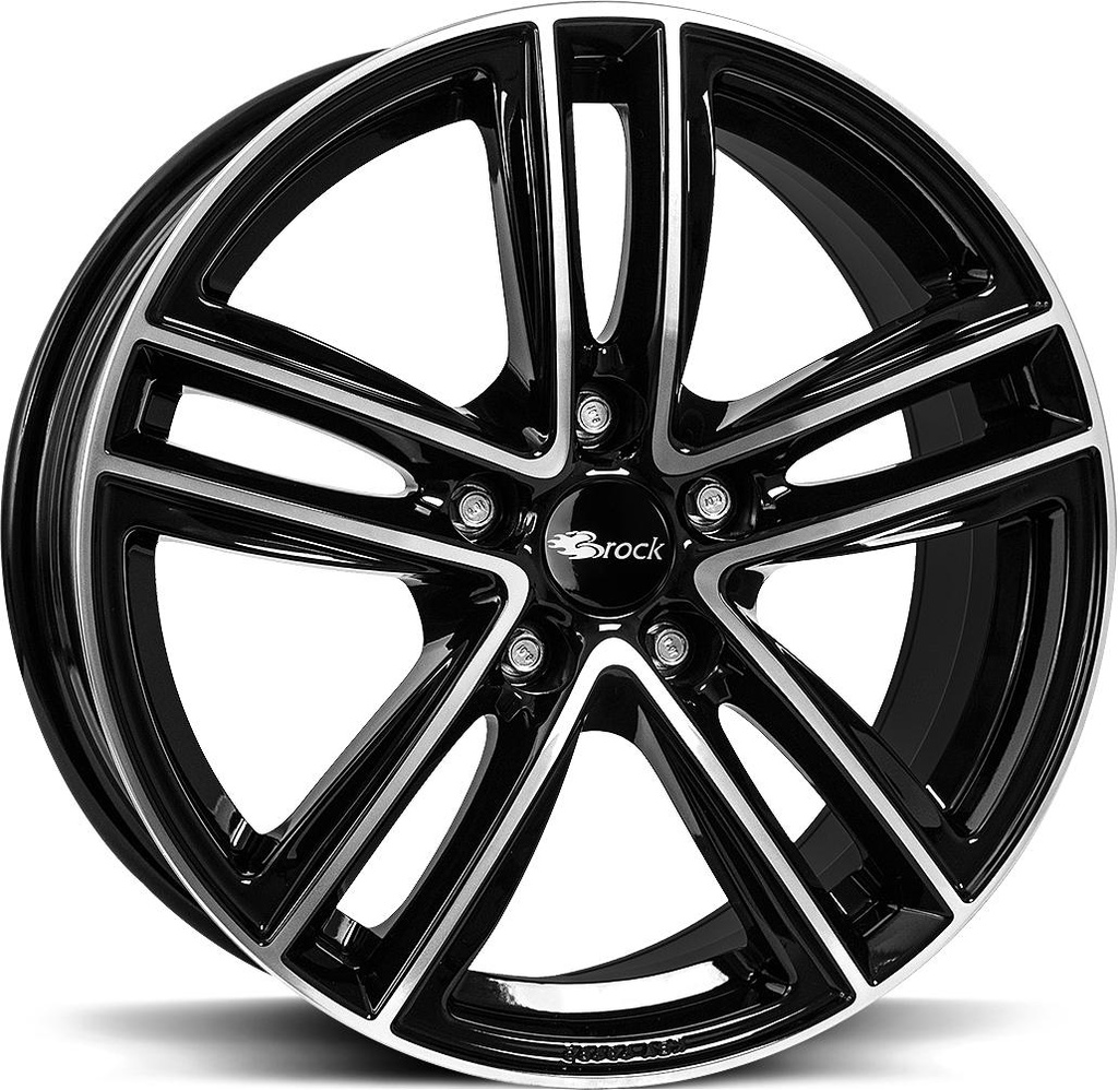 BROCK RC27 BLACK FULL POL 6.5x17 5/114.3 ET55 CB64.1