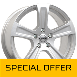 MEGA WHEELS LEO SILVER 6.5x16 5/112 ET36 CB66.5