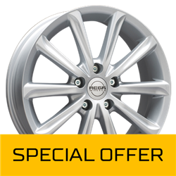 MEGA WHEELS VIRGO SILVER 6.5x16 5/114.3 ET38 CB73.2