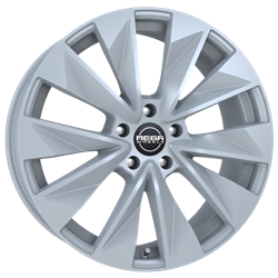 MEGA WHEELS ZENITH FF DARK SILVER 8.5x21 5/108 ET40 CB63.3