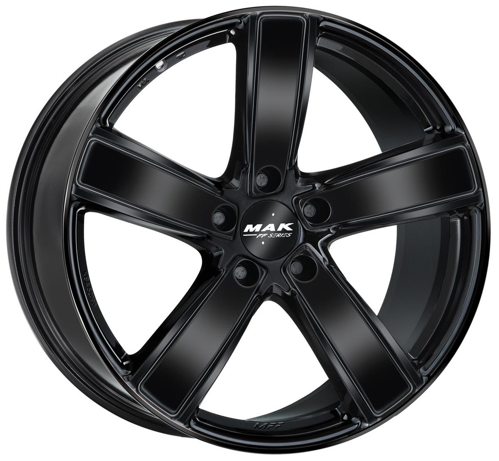 TURISMO-D-FF GLOSS BLACK 11.5x20 5/130 ET68 CB71.6