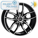 AUTEC BAVARIS GLOSS BLACK POLISHED 7.5x18 5/112 ET51 CB66.6