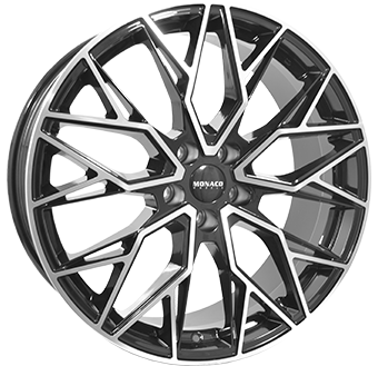 MONACO WHEELS GP15 ,3 8x19 5/114.3 ET45 CB73.1
