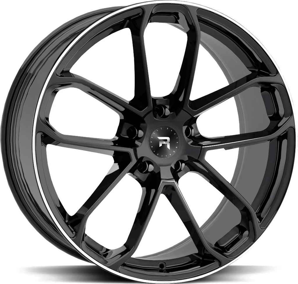 R-SERIES R14 BLACK POL 11x21 5/112 ET40 CB66.6