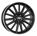 CMS C23 GLOSS BLACK POLISHED LIP 7.5x17 5/112 ET48 CB66.5