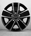 BORBET CWG GLOSS BLACK POLISHED 6x16 5/130 ET68 CB78.1
