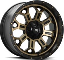 R-SERIES R12 POL BRONZE-BLACK 9.5x20 6/139.7 ET15 CB106.1