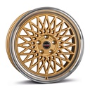 BORBET B GOLD RIM POL 8.5x19 5/114.3 ET40 CB72.5