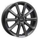 MEGA WHEELS VIRGO DARK MAT ANTHRACITE GREY 6x15 4/100 ET46 CB54.1