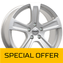 MEGA WHEELS LEO SILVER 6x15 5/100 ET35 CB57.1