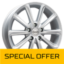 MEGA WHEELS VIRGO SILVER 6x15 5/112 ET38 CB73.2