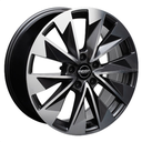 MEGA WHEELS ZENITH FF ANTHRACITE GREY FRONT POLISHED 8.5x21 5/112 ET40 CB57.1