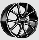 CMS C33 GLOSS BLACK POLISHED 8.5x20 5/112 ET40 CB66.4