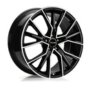 AVUS AF18 GLOSS BLACK POLISHED 8.5x19 5/112 ET40 CB66.4