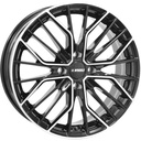 IT WHEELS TIARA 4 BLACK POLISHED 7x17 4/108 ET23 CB65.1