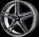CMS C29 GLOSS BLACK POLISHED 7.5x17 5/112 ET54 CB66.5