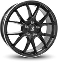 IT WHEELS KIRA BLACK LIP POLISHED 7x17 5/114.3 ET50 CB67.1